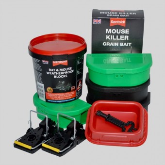 All you need to kill mice in a easy to use kit