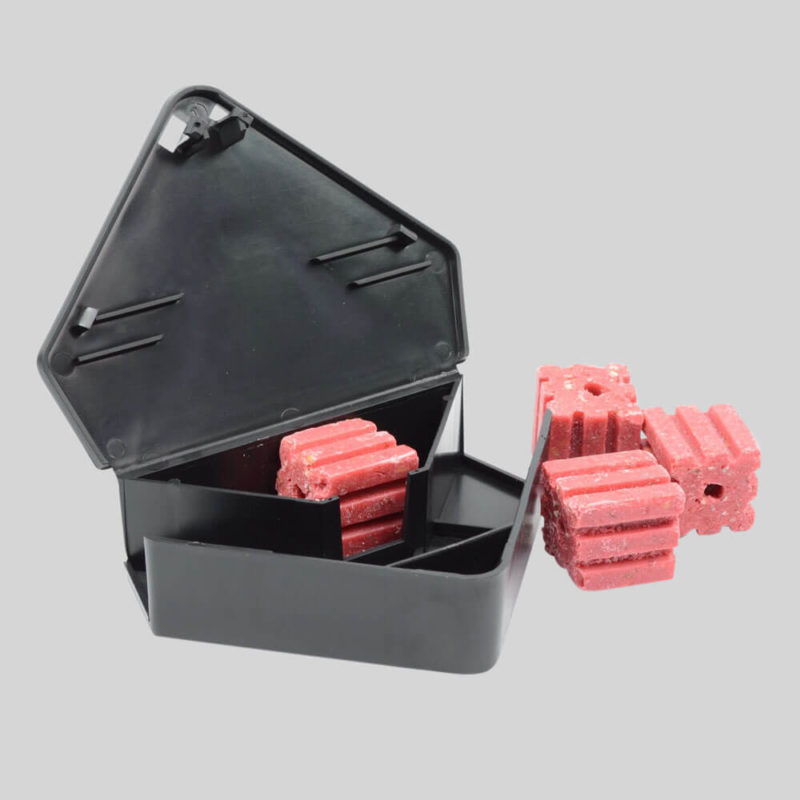 Protecta RTU Mouse Bait Box With Bait Inside and Outside