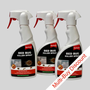 Rentokil Bed Bug Killer Spray Set of 3