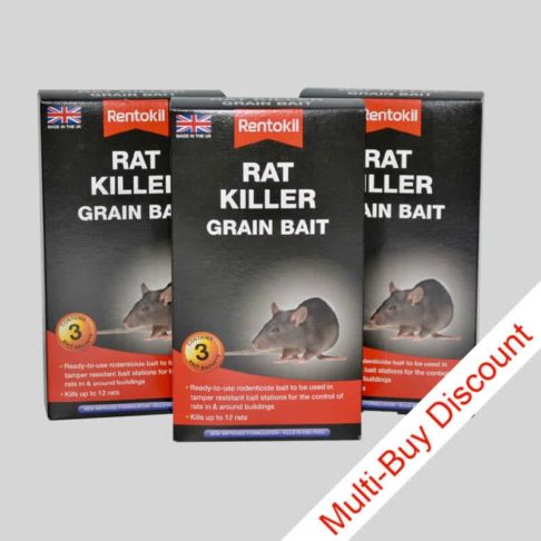 Rentokil rat killer grain bait in sachets