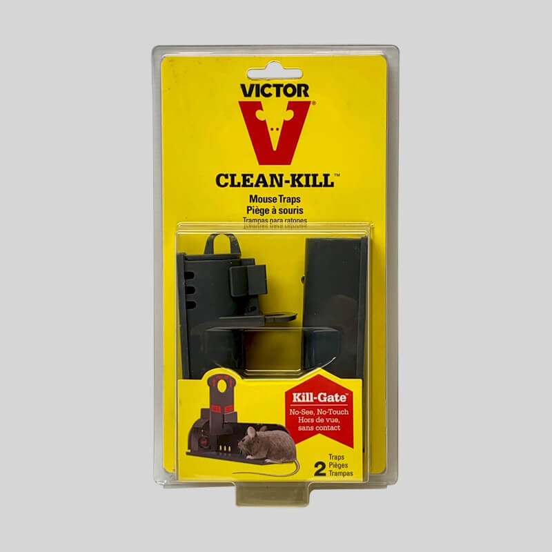 Victor Clean-Kill Mouse Traps in Packaging