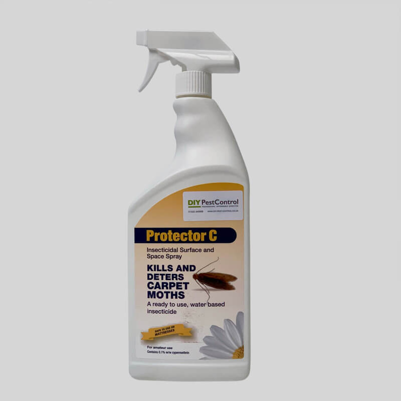 Insecticidal spray to kill carpet and clothes moths