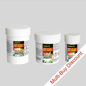 Insecto Carpet Moth Smoke Bomb in 3 different sizes