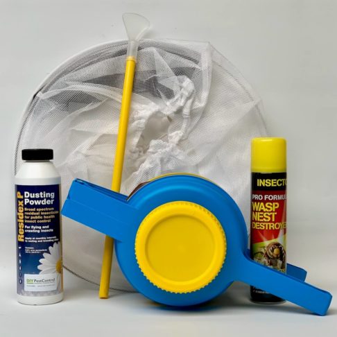 Easy to use wasp nest control kit
