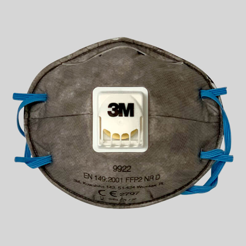 3M face mask protection from insecticide dusts and spays