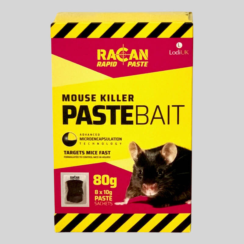 Racan Mouse Killer Paste Bait 8 x 10g sachets